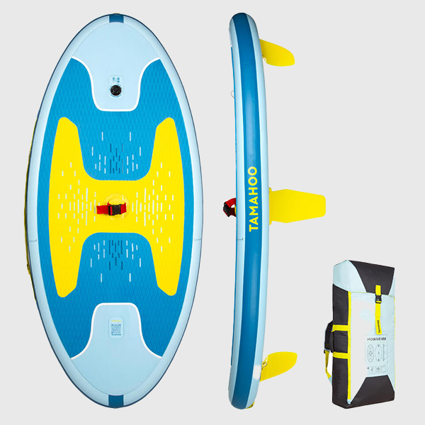 planche à voile gonflable bleu