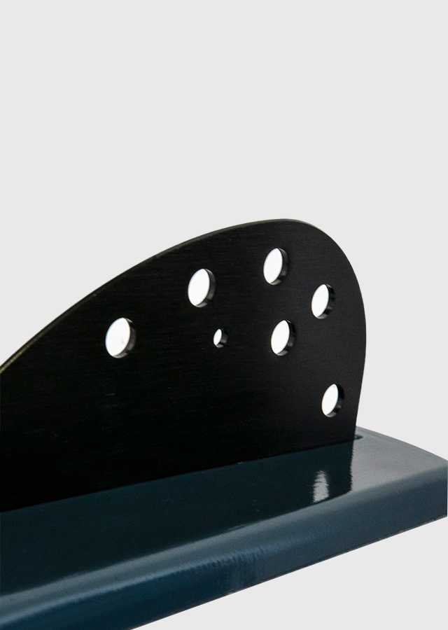 Gros plan Monoski noir