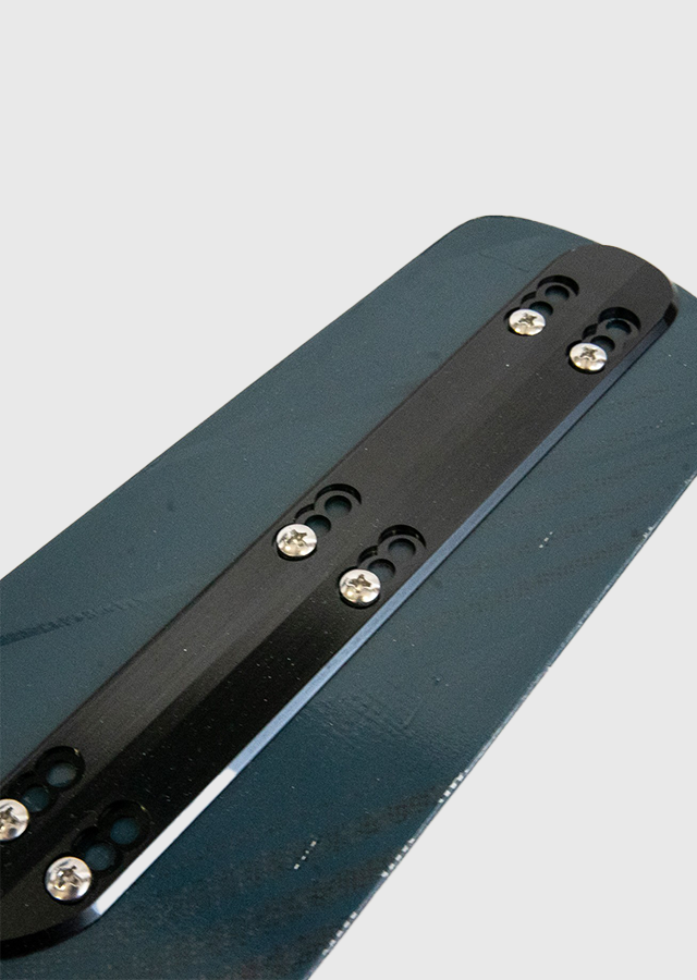 Gros plan Monoski noir