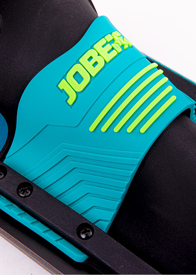 Gros plan ski nautique bleu