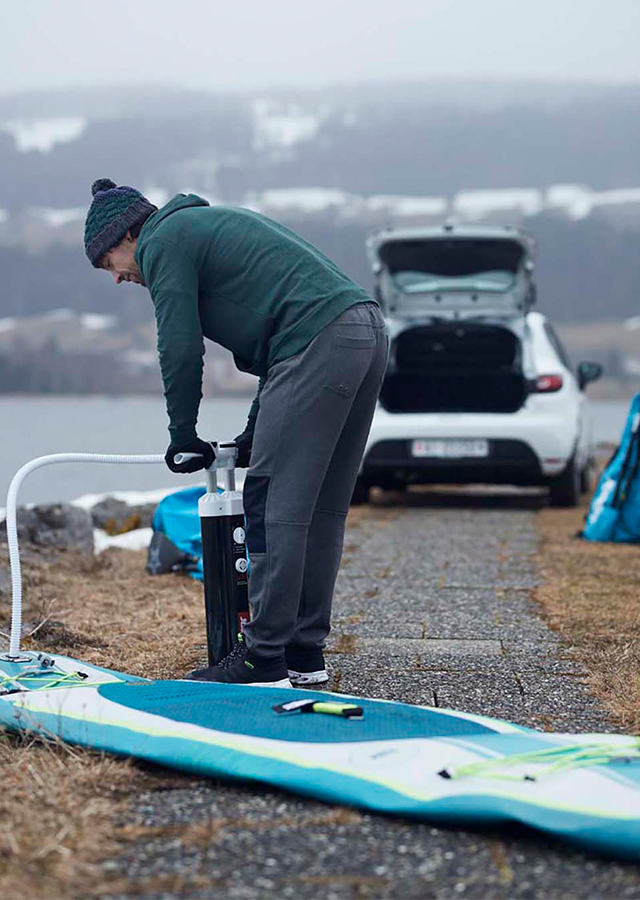 mise en situation Pompe à paddle 