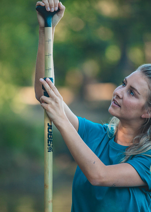 mise en situation de la pagaie