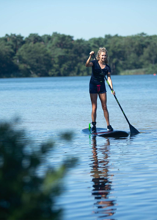mise en situation Pagaie carbone 