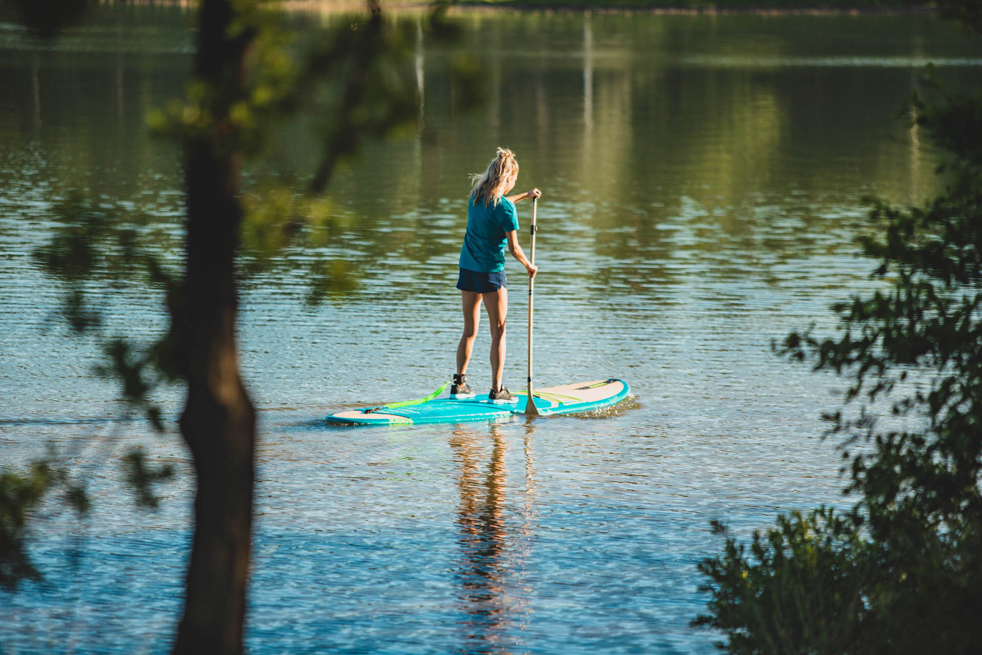 mise en situation pagaie banbou