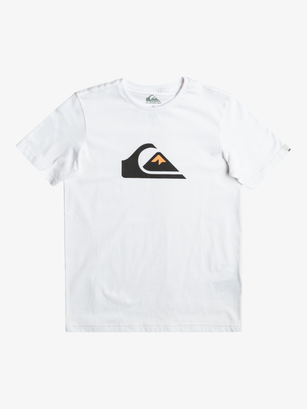 Produit Enfant 5 - T-shirt blanc logo noir et orange