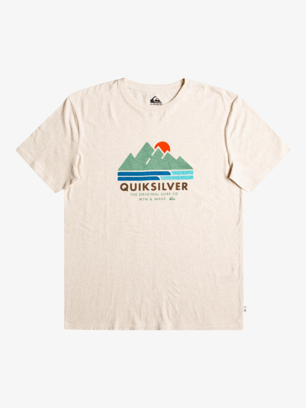 Produit Homme 2 - T-shirt beige illustration montagne 