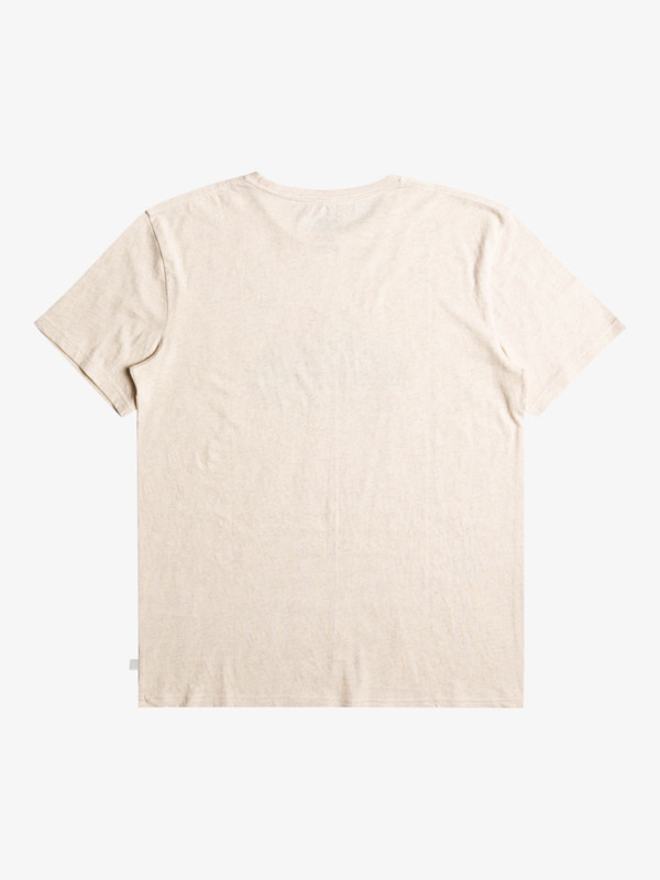 T-shirt beige de dos 